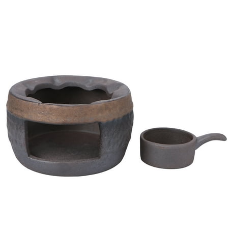 

Hemoton Warmer Tea Teapot Candle Ceramic Heater Burner Pot Stove Holder Glass Base Stand Oil Set Heating Tealight Universal