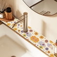 thumbnail image 2 of Yayeee Faucet Mat for Kitchen Sink 30" Diatomite Long Splash Guard Pad, Beige Retro Rainbow, 2 Pack, 2 of 7