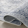 thumbnail image 5 of Bayberry Spill Proof Vintage Machine Washable Area Rug, 8' x 10', Bayberry Light Blue, 5 of 9