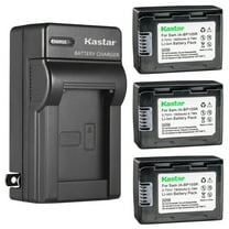 Kastar 3-Pack Battery and AC Wall Charger Replacement for Samsung HMX-H303UN, HMX-H304, HMX-H304BN, HMX-H304SN, HMX-H304RN, HMX-H304UN, HMX-H305, HMX-H305BN, HMX-H305SN, HMX-H305RN, HMX-H305UN