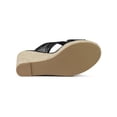 thumbnail image 5 of BLISSFUL STEP Women's Espadrille Platform Slide Wedge Sandals, 5 of 6