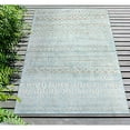 thumbnail image 4 of Trans-Ocean Imports RTO45703604 Liora Manne Rialto Tribal Stripe Indoor & Outdoor Rug, Aqua - 39 x 59 in., 4 of 5