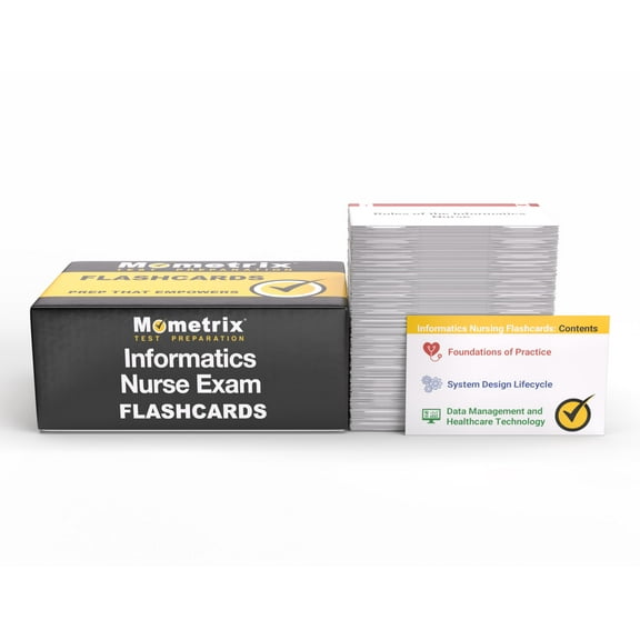 Informatics Nurse Exam Study Cards: Informatics Nurse Certification Review and Practice Test Questions [Full Color Cards]