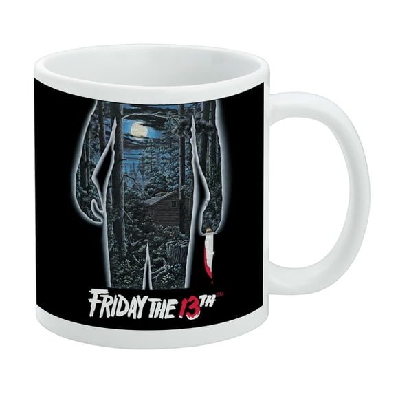 Friday the 13th Poster White Mug