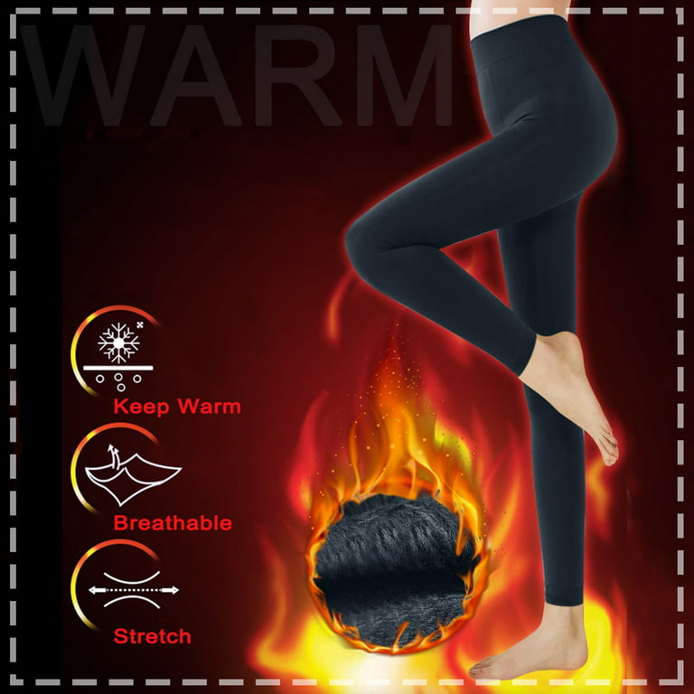 MSJUHEG Leggings For Women Yoga Pants Women Brushed Stretch Fleece Lined  Thick Tights Warm Winter Pants Warm Leggings Ankle-Length Pants Yoga Pants  Women Gray Xl 