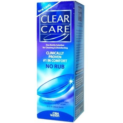 Clear Care No Rub Contact Solution 12 Fl Oz