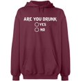 thumbnail image 2 of OXI Hoodie Sweatshirt - Basic Casual Hoodie for Men's and Women Fleece Hoodie Long Sleeve - Maroon X-Large, 2 of 3