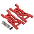 thumbnail image 1 of Brazo de suspensión inferior delantero YUANXCMXG 20242 piezas Aleación de aluminio para LOSI 1/10 22S 2WD No Prep Drag Car Rojo, 1 of 5