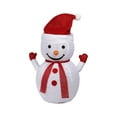 thumbnail image 2 of DAMAI Oudoor Christmas Standing Lighted Snowman Decoration, 27 inch Light up Snowman with Timer Battery-Powered 40 LED Xmas Lights for Yard Patio Garden Party Decor Home Decor, 2 of 4