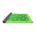 thumbnail image 2 of Ahgly Company Indoor Round Oriental Green Traditional Area Rugs, 6' Round, 2 of 4