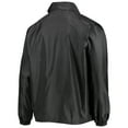 thumbnail image 3 of Men's Dunbrooke Black Detroit Lions Coaches Classic Raglan Full-Snap Windbreaker Jacket, 3 of 4