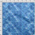 thumbnail image 4 of oneOone Cotton Poplin Twill Medium Blue Fabric Abstracts Sewing Craft Projects Fabric Prints By Yard 56 Inch Wide, 4 of 4