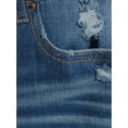 thumbnail image 5 of Time and Tru Women's Mid Rise Rolled Cuff 4" Denim Short, 5 of 6