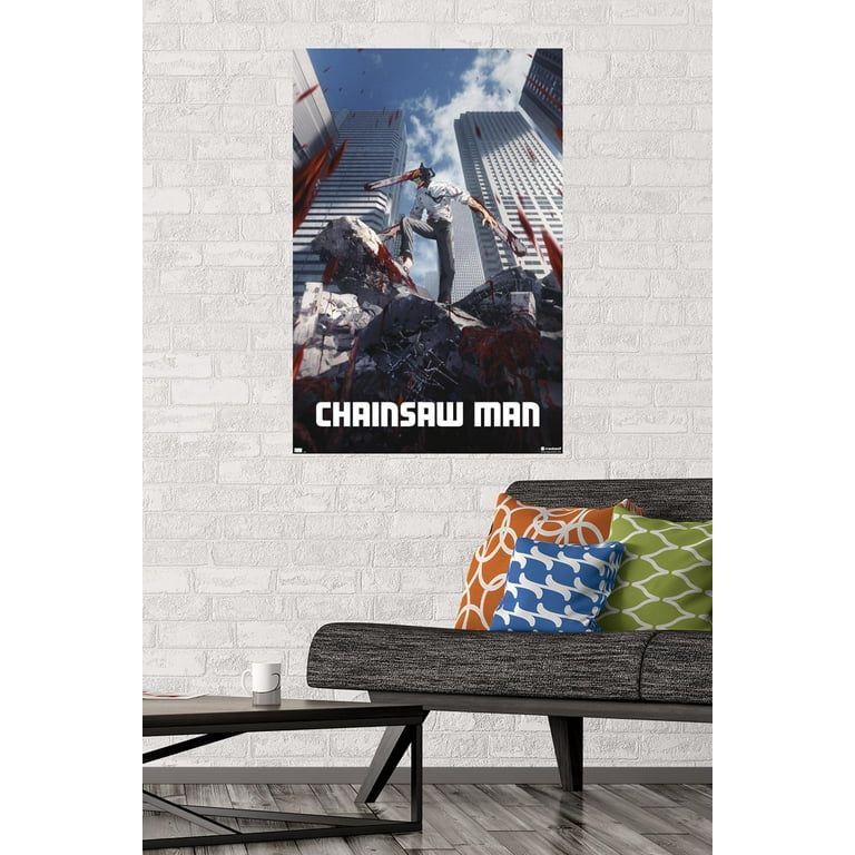 Trends International Chainsaw Man - Key Art Wall Poster, 22.375