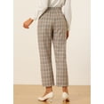 thumbnail image 4 of Pantalones de tobillo de trabajo Allegra K Caqui L, 4 of 5