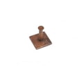 thumbnail image 1 of Premier Copper Products RH1 Hand Hammered Copper Single Robe Hook Oil Rubbed Bronze, 1 of 2