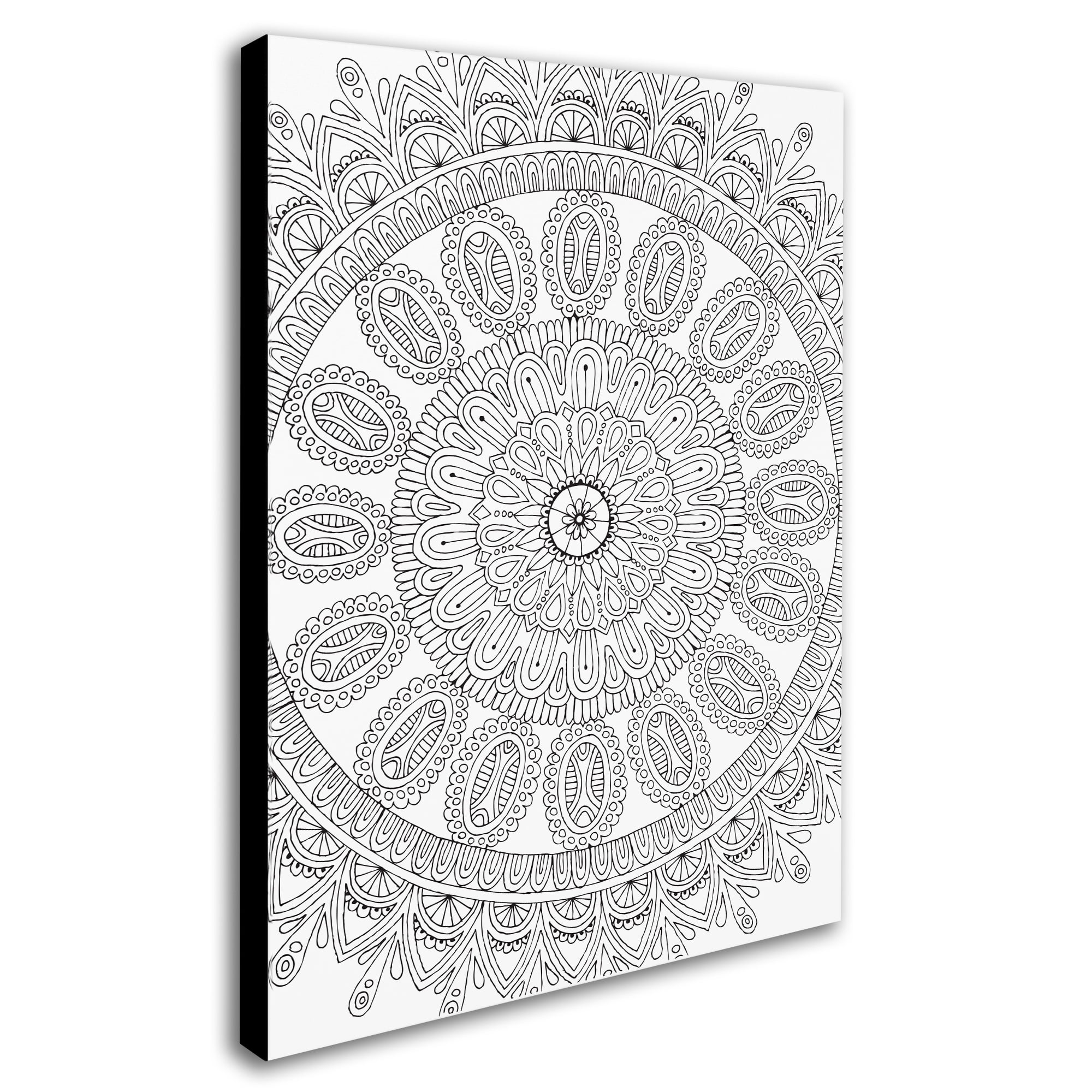 Trademark Fine Art "Mandala" Canvas Art by Hello Angel