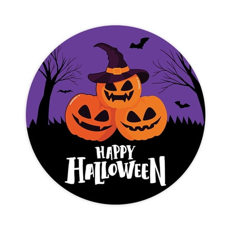 Koyal Wholesale Happy Halloween Stickers 2 Inch Round 120 Bulk Pk Jk O Lanterns Labels For Halloween Party Favors