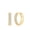Gold-10mm, variant on Gold Plated Hoop Earrings for Women,Lightweight Hypoallergenic 14K Gold Plated Post CZ Rhinestone Hoops
