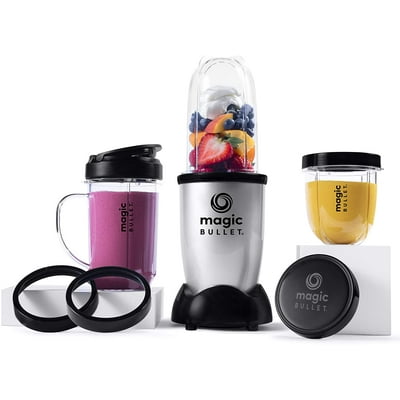 Magic Bullet Blender, Small, Silver, 11 Piece Set Philippines | Ubuy