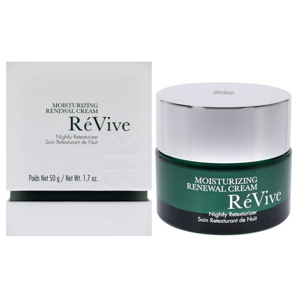 Crema hidratante renovadora retexturizadora nocturna de Revive para mujeres - 1.7 oz de crema