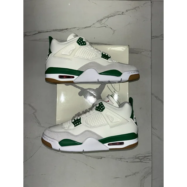 Ni - ke Size 9 - Ni - ke Air Jordan 4 Retro OG SB Pine Green Skate DS DR5415-103 Suede Rare