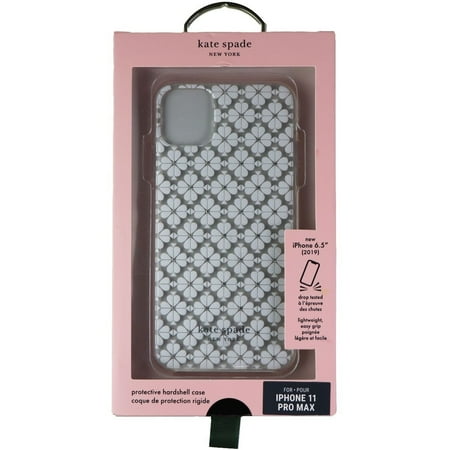 kate spade new york - Protective Hard Shell Case for Apple® iPhone® 11 Pro Max - Crystal Gems/Spade Flower Pearl Foil