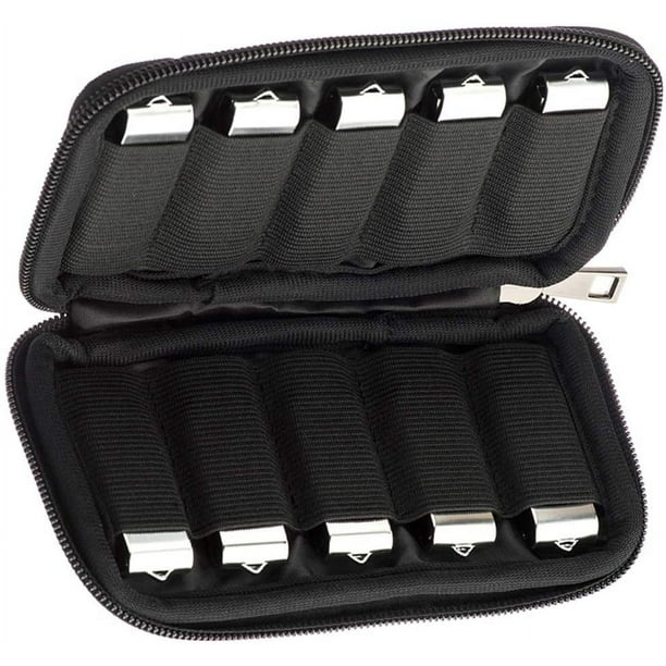Estuche para unidad flash Estuche de almacenamiento USB Bolsa de almacenamiento con soporte USB para unidad flash USB Organizador de accesorios electrónicos para unidad flash USB, estuche USB,