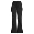 thumbnail image 2 of Time and Tru Women's Patch Pocket Flare Jeans, 2 of 5