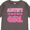 thumbnail image 4 of Inktastic Auntie Girl Niece Girls Long Sleeve Toddler T-Shirt, 4 of 5