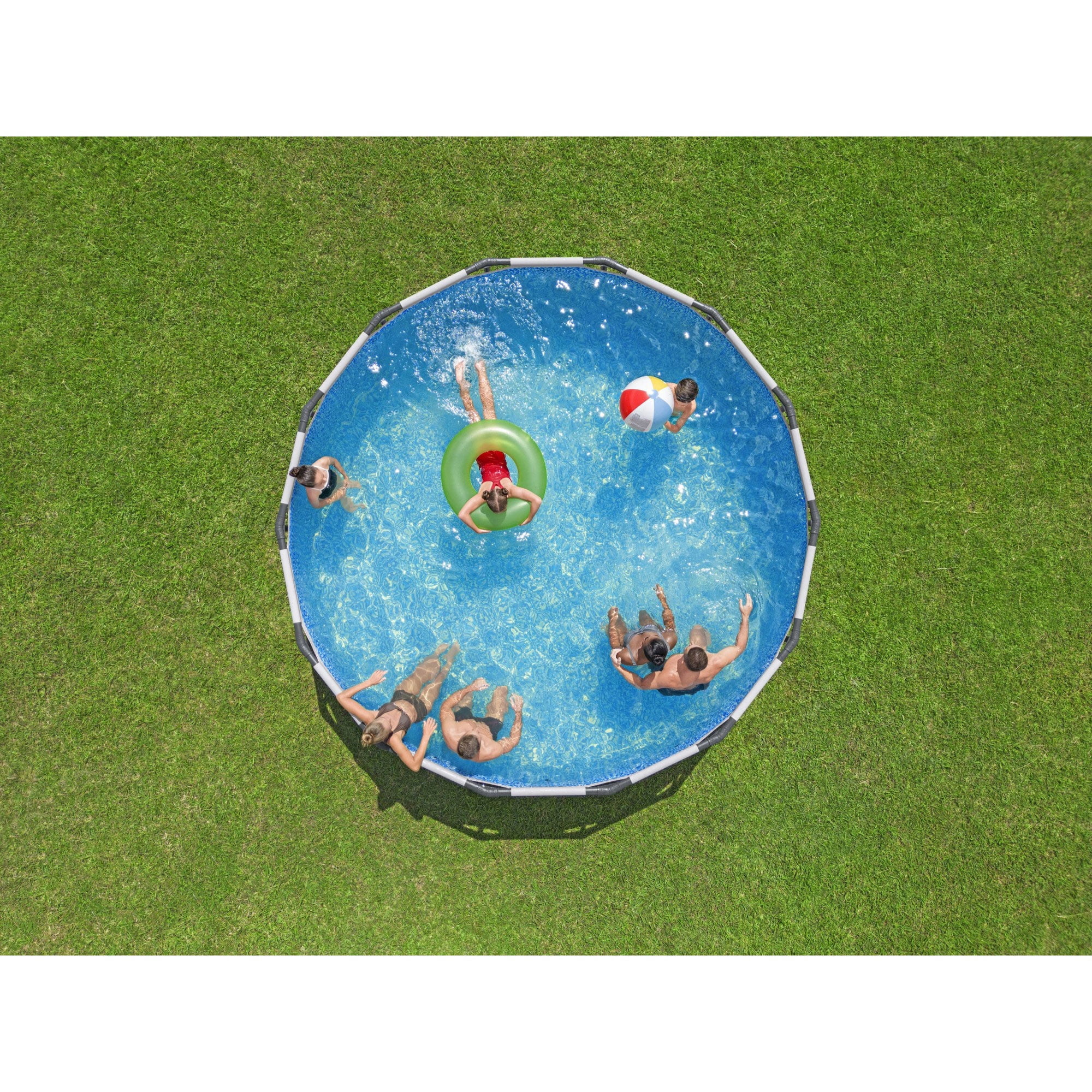 Bestway Steel Pro Max 5613HE Above Ground Pool - Puncture Resistant Liner - 14 ft x 48 in