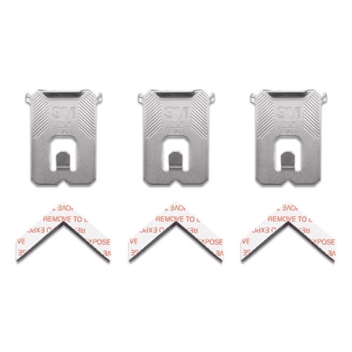 "Claw Drywall Picture Hanger, Holds 45 Lbs, 3 Hooks And 3 Spot Markers, Stainless Steel | Bundle of 5 Packs"