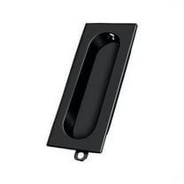 Deltana FP222U19 Flush Pull; Rectangle; 3-1/8" x 15/16"; Black Finish