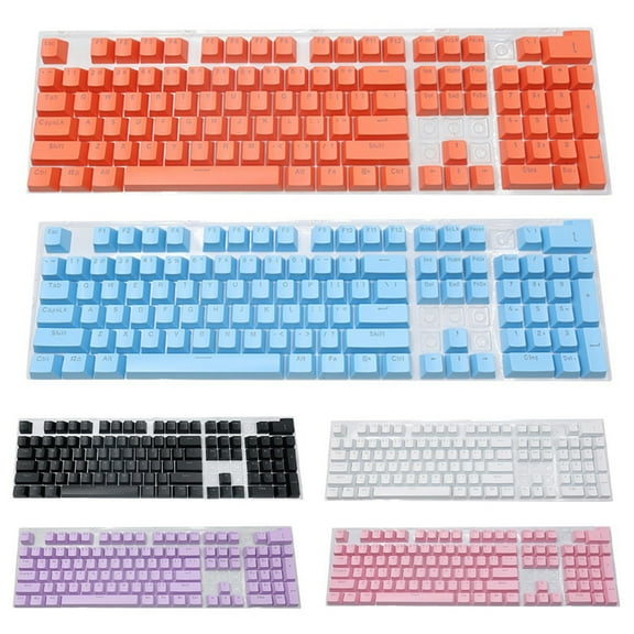 Ludlz 104 Key PBT Backlight Mechanical Keyboard Keycap Universal Column for Mechanical Keyboard