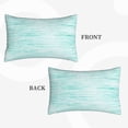thumbnail image 4 of Naloa Blue Bright Pillowcase, Throw Pillowcase, Wrinkle-Free, Stain-Resistant with Hidden Zipper for Bedroom Sofa - 16"x24", 4 of 9