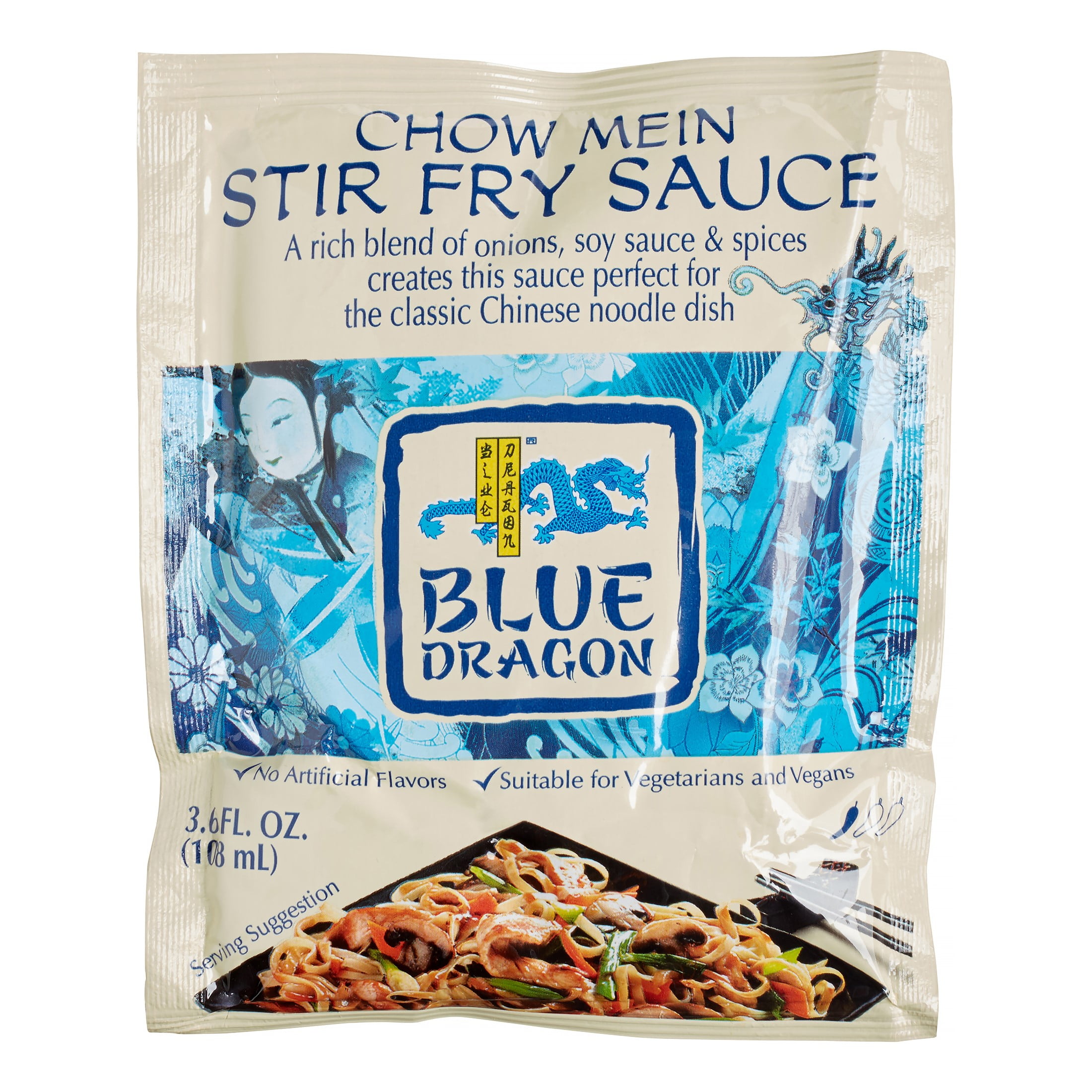 Blue Dragon Stir Fry Sauce, Chow Mein, 3.6 Oz