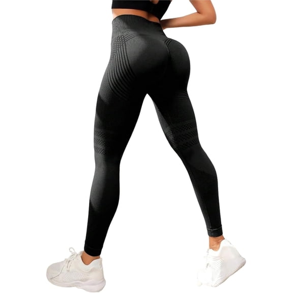 Vitaliaina 3D Circulation Boost Leggings, Trisoviren Cellulite Leggings, High Waisted, Hip Lifting, Quick Drying, Elastic Yoga Tight Pants