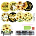 thumbnail image 6 of FUYGRCJ 8PCS Diamond Painting Coasters Kits DIY Diamond Dot Art Crafts Coasters Sunflower Diamond Painting Kit with Holder for Adults Kids Beginner Holiday Gifts Mothers Day, 6 of 10