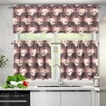 thumbnail image 3 of Axolotl Kitchen Curtains Tiers and Valances Set 3 Piece for Windows Vintage Farmhouse Short Tier Curtain for Kitchen Decoration, 3 of 6