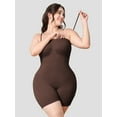 thumbnail image 6 of Eternatastic 2 PCS Womens Tummy Control Shapewear Bodysuit Seamless Butt Lifter Body Shaper with Removable Straps, 6 of 6