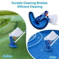thumbnail image 3 of ALING Swimming Pool Cleaning Tool-Pool Brush-Professional Pond Jet Vacuum Brush Pool Brush Skimmer Cleaner Spa Tool Fast Cleaning Debris Pickup Removal Pond Bag-Handheld, 3 of 8