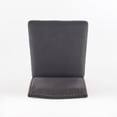 thumbnail image 6 of 27" Upholstered Barstools Set of 2,Counter Height Bar Stools with Nailhead Trim, Armless Dining Chairs with Backrest for Dining Room, Living Room,Cafe, Bar,Grey, 6 of 9