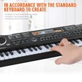 thumbnail image 2 of HLONK 61 Keys Black Digital Music Electronic Keyboard, 2 of 7