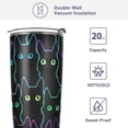 thumbnail image 4 of GZHJMY CatTumbler with Lid & Straw,Reusable Double Wall Stainless Steel Vacuum Insulated Travel Mug, 4 of 7