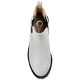 thumbnail image 5 of Journee Womens Kenova Round Toe Block Heel Chelsea Booties, Widths Available, 5 of 10