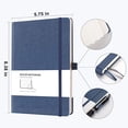 thumbnail image 3 of Cuaderno notas RETTACY A5 192 páginas numeradas Tapa dura Papel grueso 100gsm 5.75'' × 8.38'', 3 of 3
