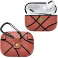 thumbnail image 7 of Tekcoo Airpods Pro Skin, Airpods Pro Protective Cover, Airpods Pro Accessories Sport Pattern Airpod Pro Cover Leather Case for Apple Charging Case for AirPods Pro, Basketball, 7 of 7