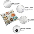 thumbnail image 6 of artoon Decorative Throw Pillow Case , Various Animals in Logo Style Minimalist Art Design Seal Bear Fox Seagull, Cushion Cover for Couch Living Room Car, Multicolor, 6 of 7