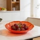 thumbnail image 1 of Bandeja para servir fruta Lotus Design | Plato transparente para snacks de mascotas con borde dorado | Plato decorativo para mesa de centro, sala de estar o cocina, 1 of 6