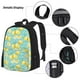 thumbnail image 3 of Disketp Yellow Lemon Mochila Estampada de Gran Capacidad con Lonchera y Estuche, Set de 3 Piezas para Estudiantes, 3 of 7